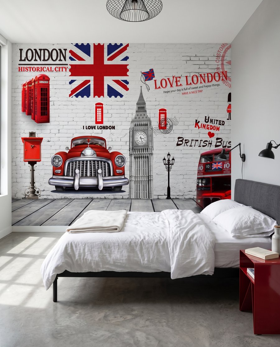Londres com acentos vermelhos — interior 2