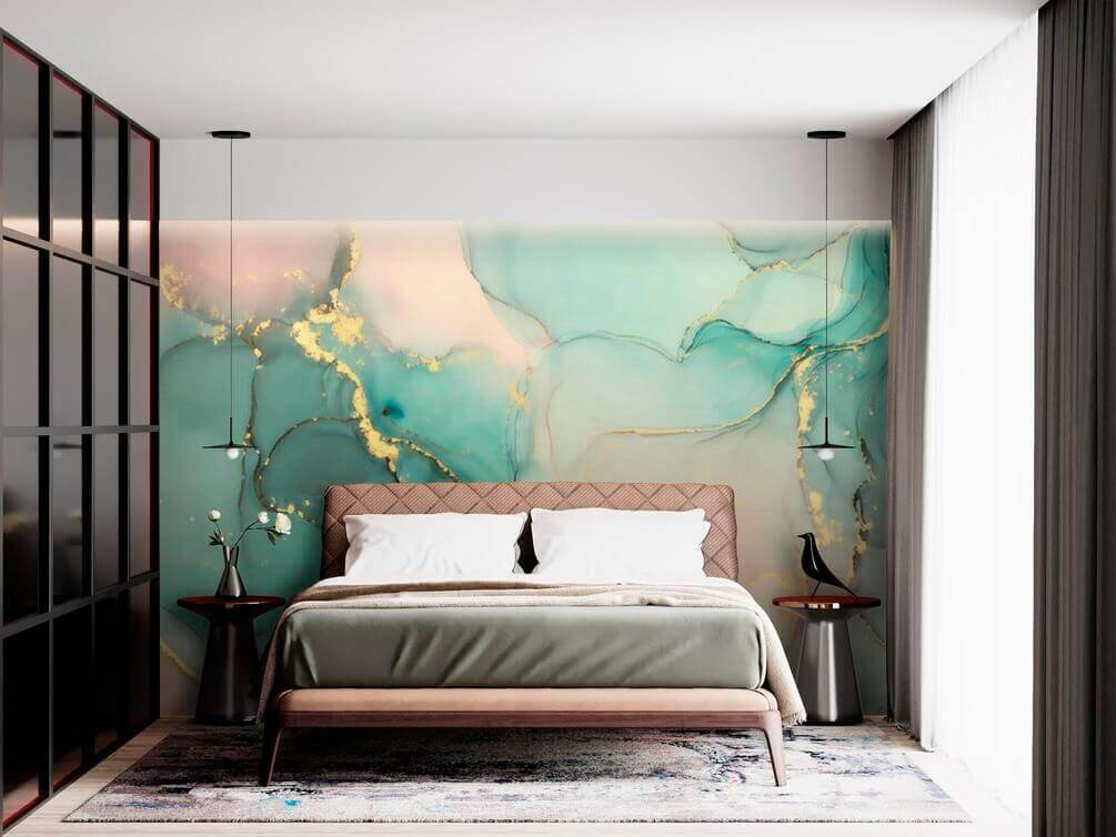 Tons verdes com veios — interior 2