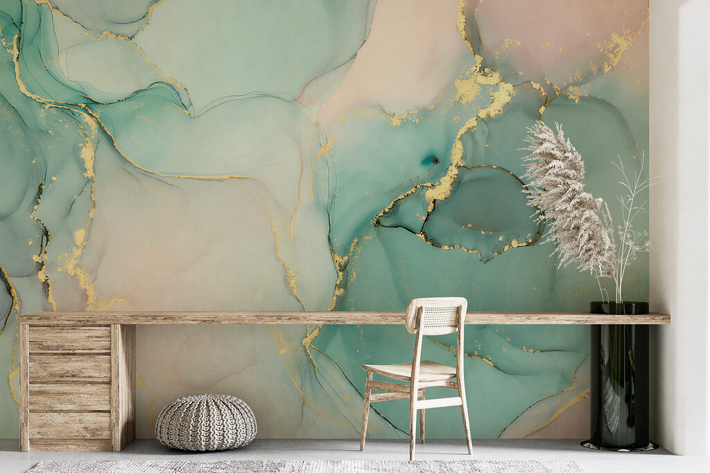 Tons verdes com veios — interior 3