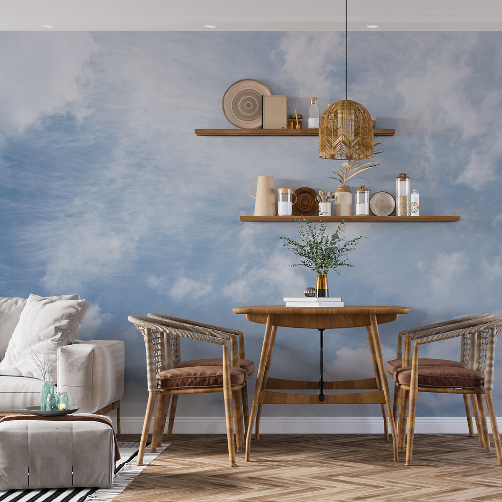 Rastos de nuvens brancas — interior 7