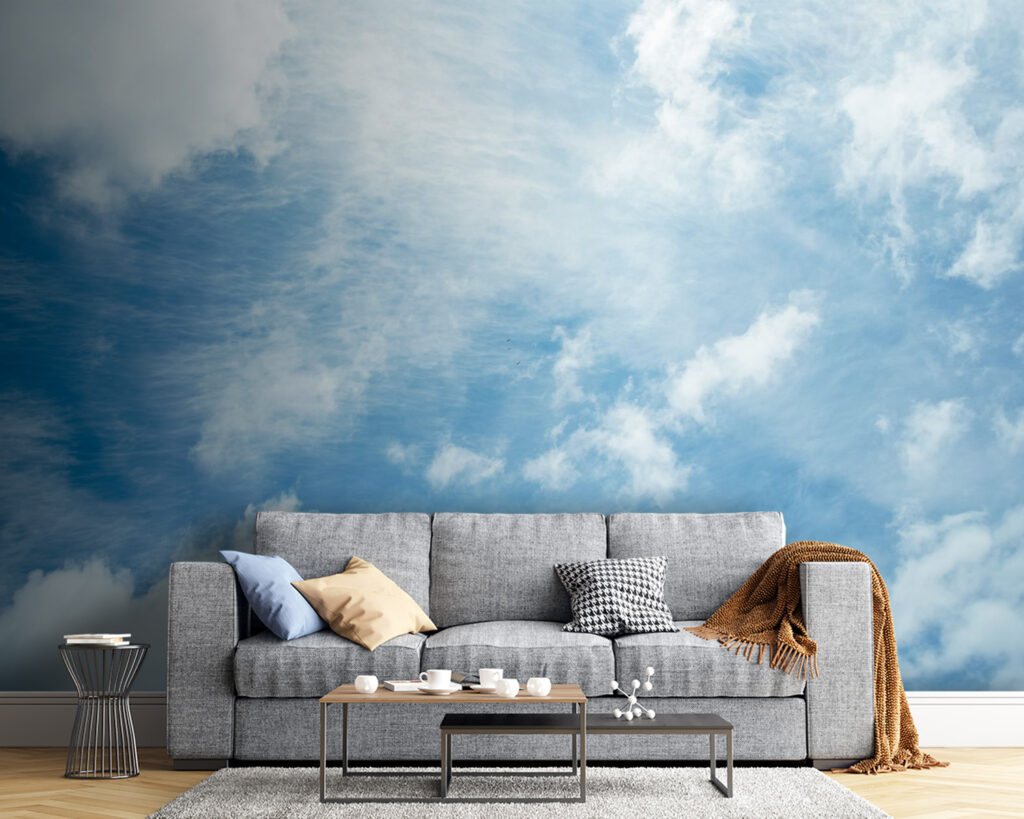 Rastos de nuvens brancas — interior 1