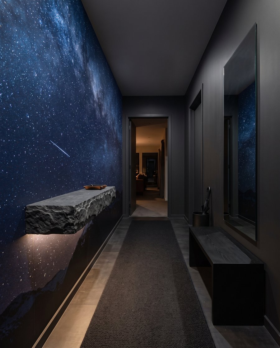 Estrelas sobre cumes escuros — interior 3