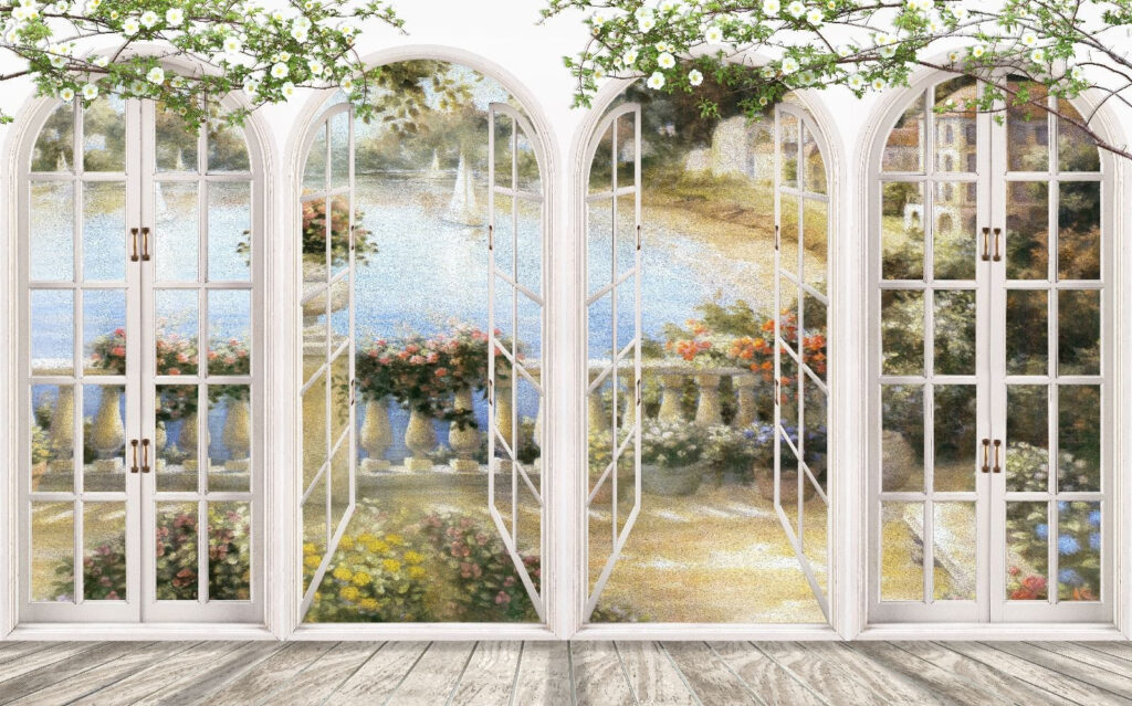 Janelas para o jardim — design completo