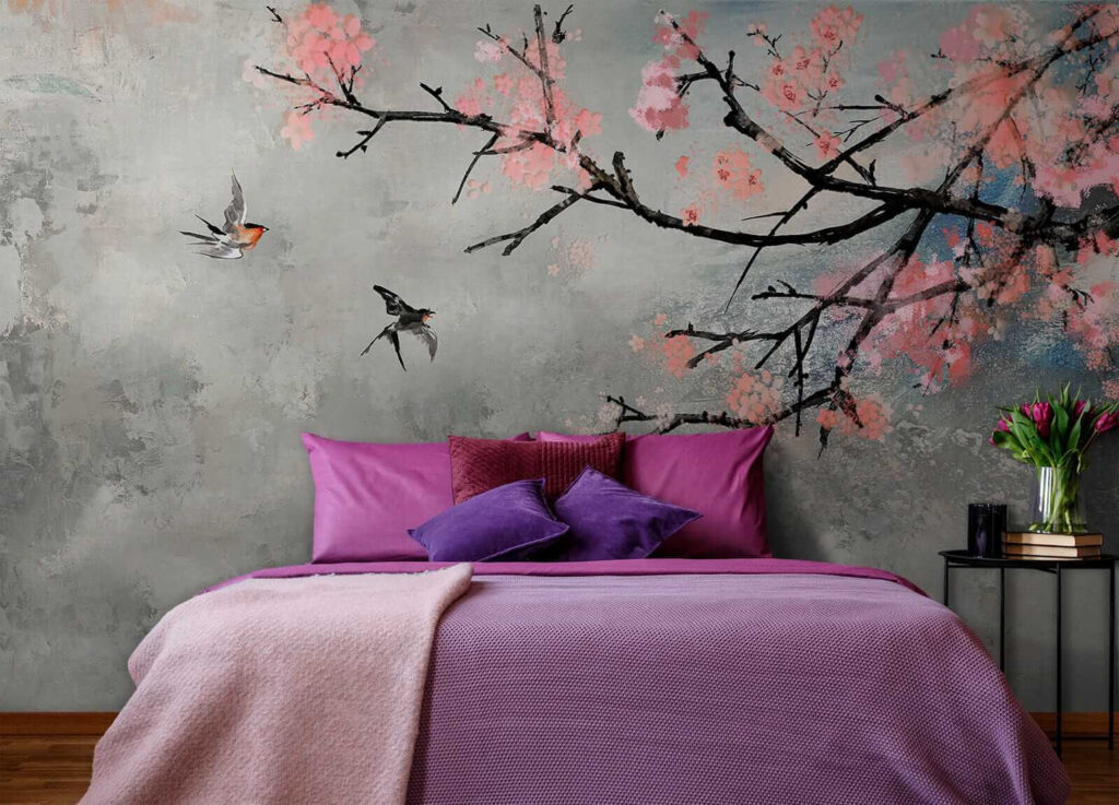 Aves sob ramos escuros — interior 4