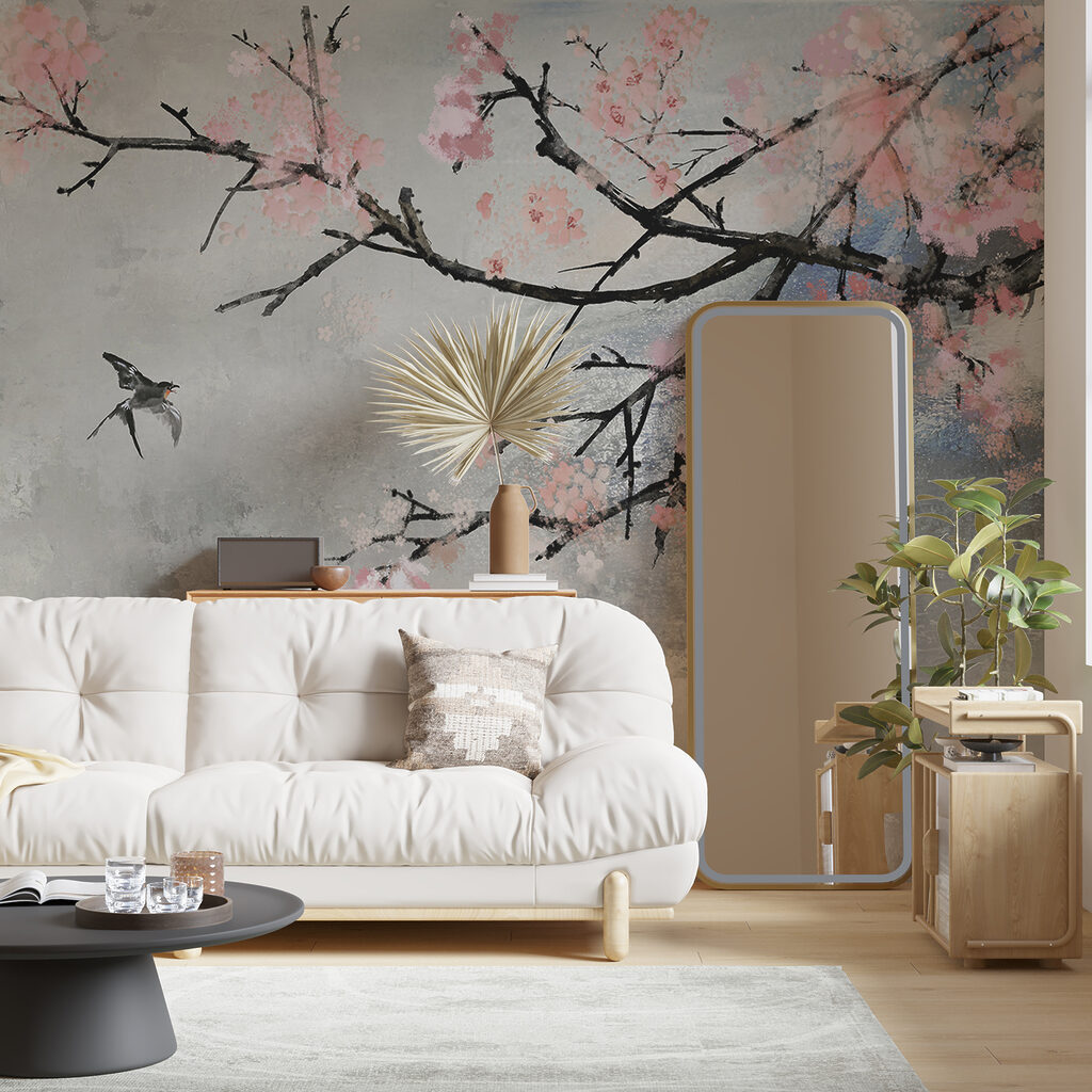 Aves sob ramos escuros — interior 10