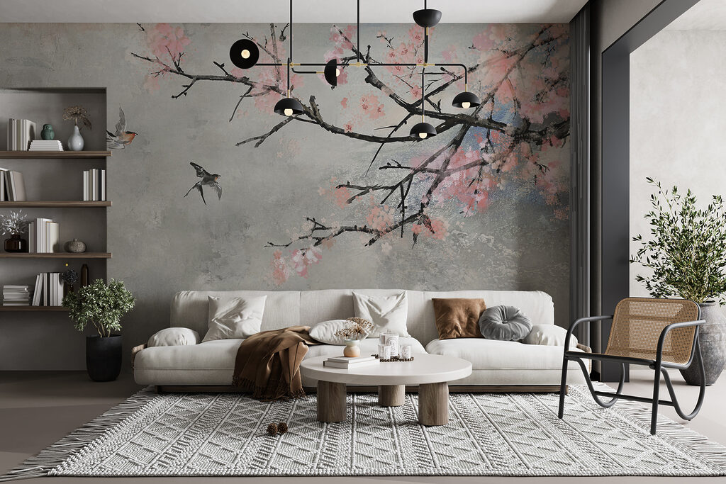 Aves sob ramos escuros — interior 11