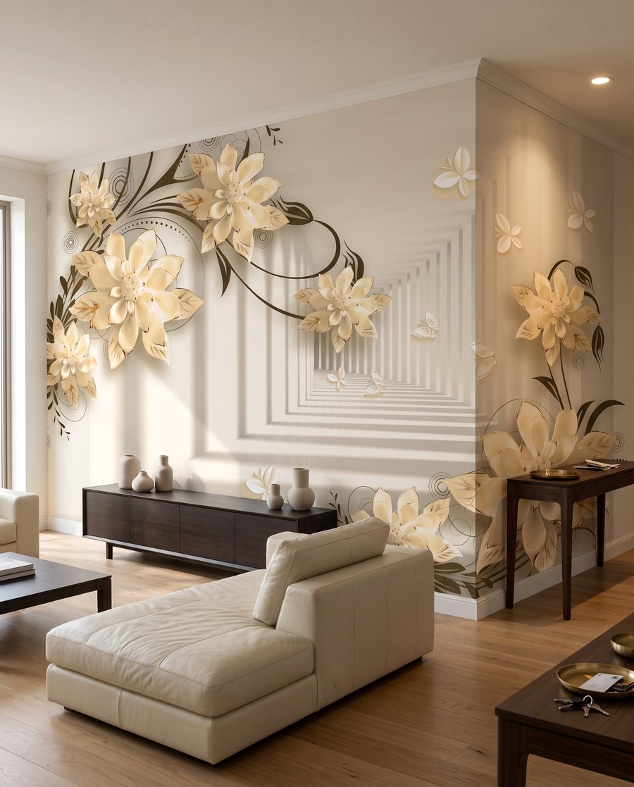 Flores em corredores profundos — interior 1