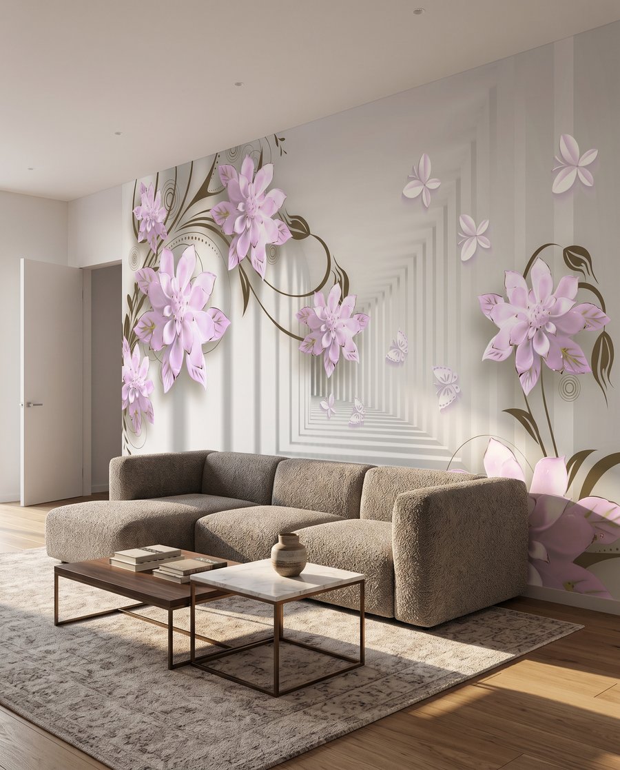 Flores em corredores profundos — interior 1