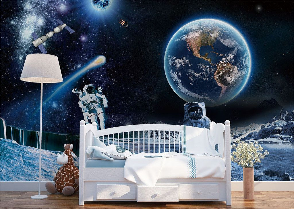 Salto entre planetas num interior