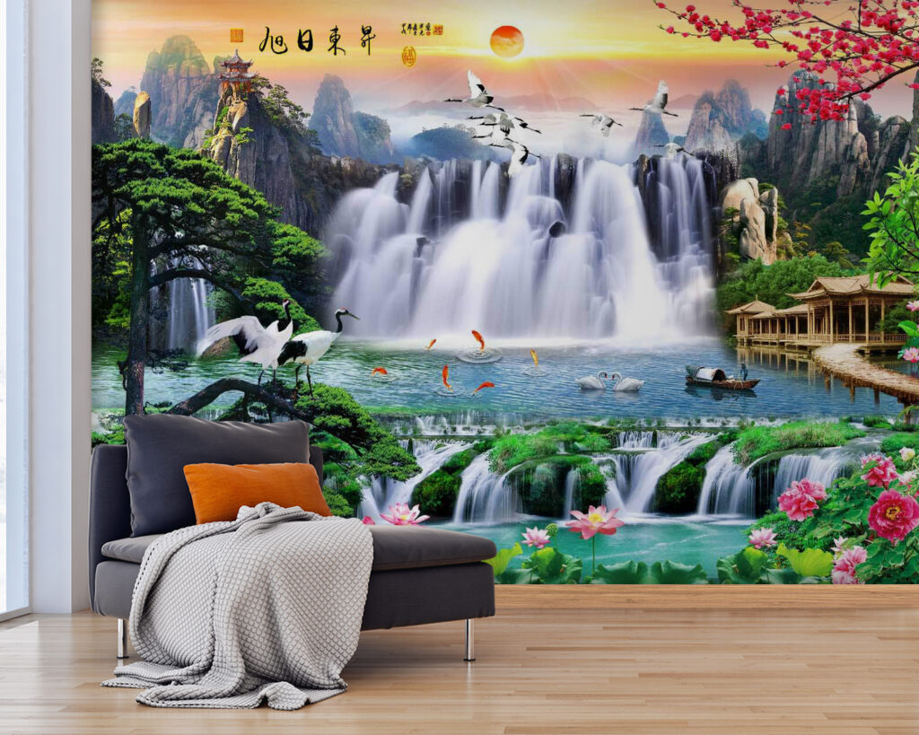Grous junto a cascatas — interior 1