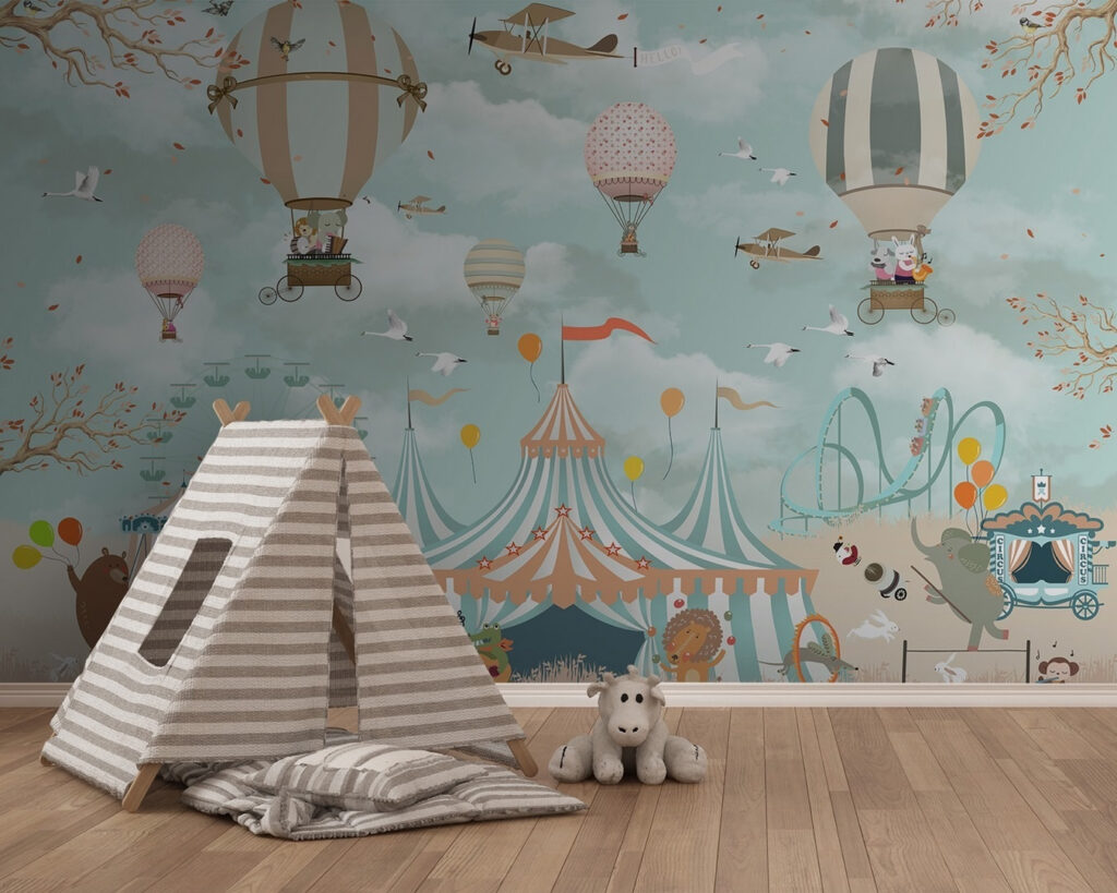 Circo com balões — interior 2