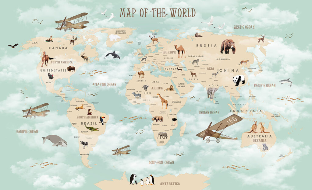 Volta ao mundo animal — design completo