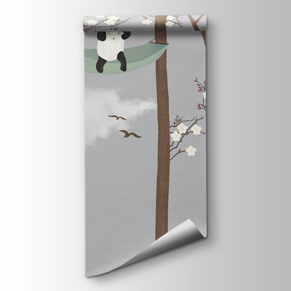 Pandas descansam nas redes — vista do produto