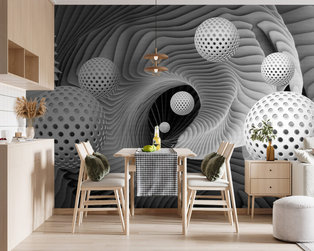 Esferas perfuradas — interior 1