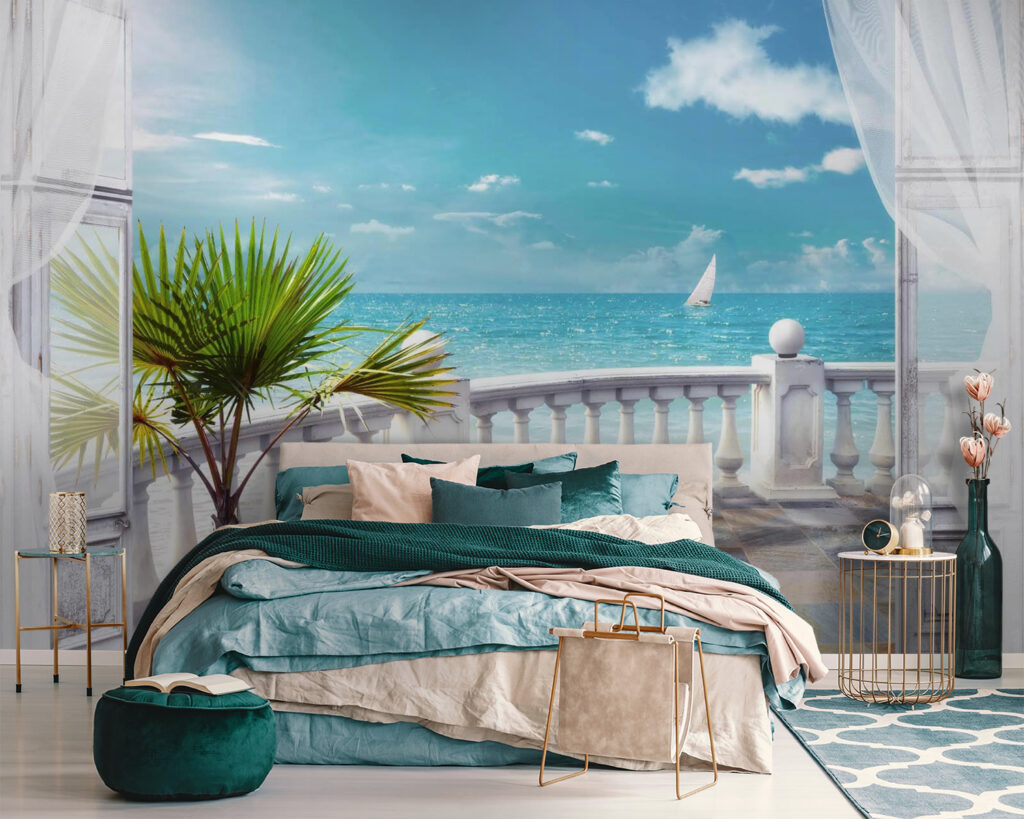 Varanda sobre o mar — interior 1