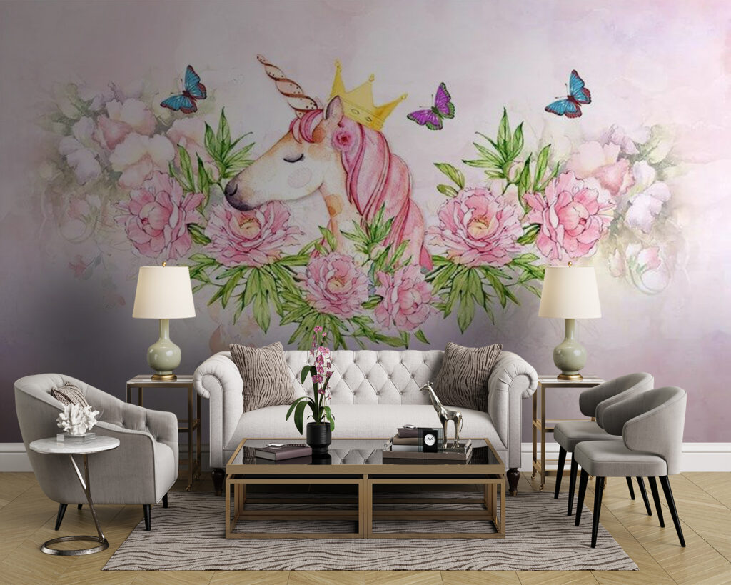 Unicórnio entre rosas — interior 5