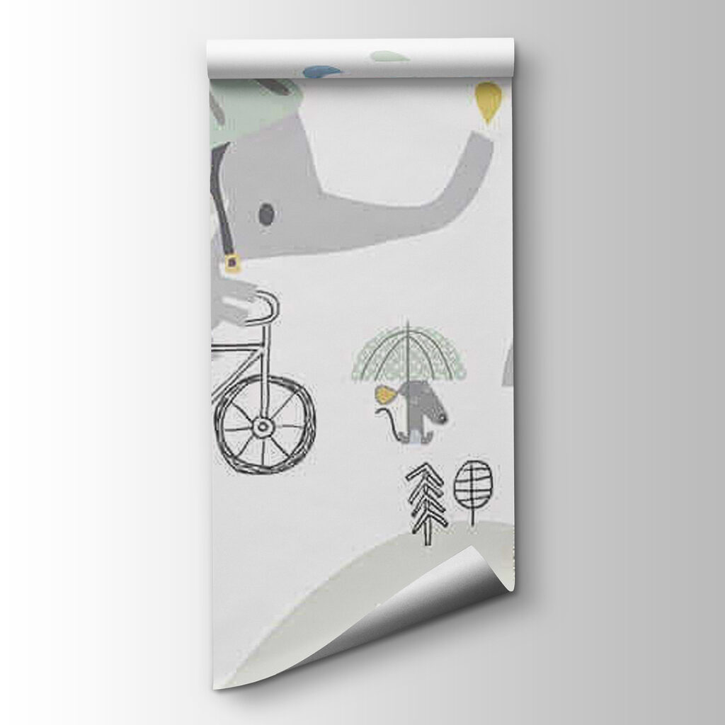 Elefante na bicicleta — vista do produto