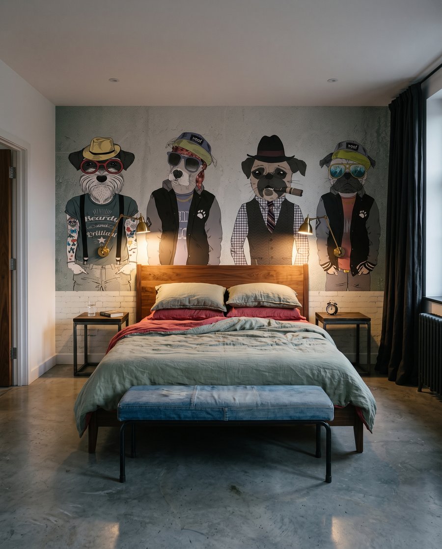 Amigos animais de chapéu — interior 2