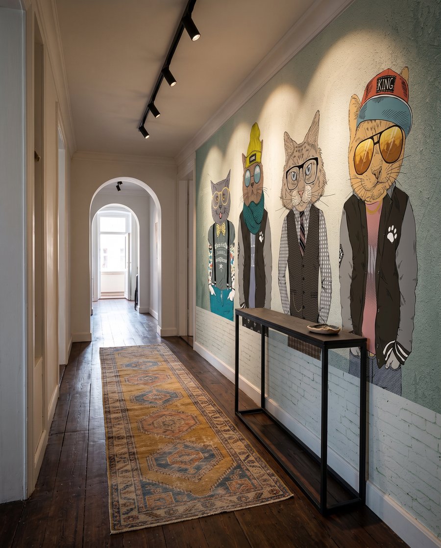 Amigos animais de chapéu — interior 4