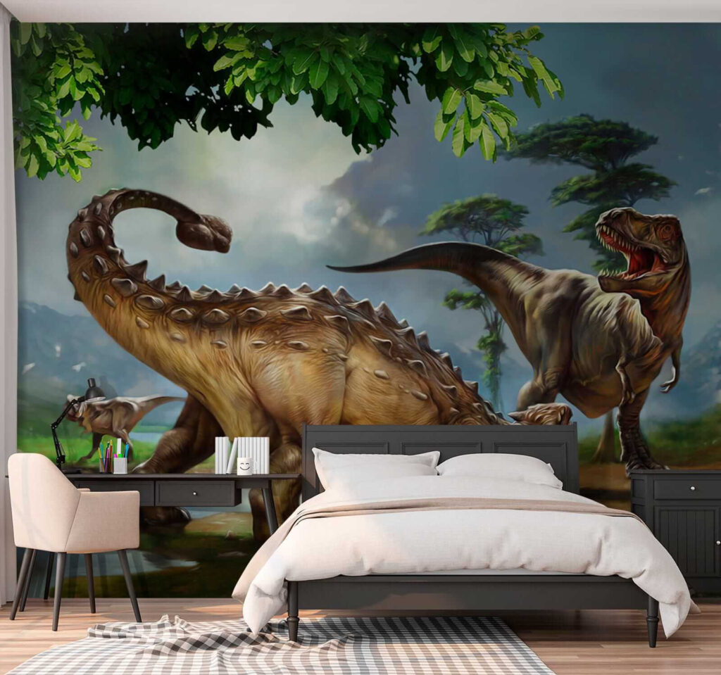 Dinossauros junto ao rio — interior 2
