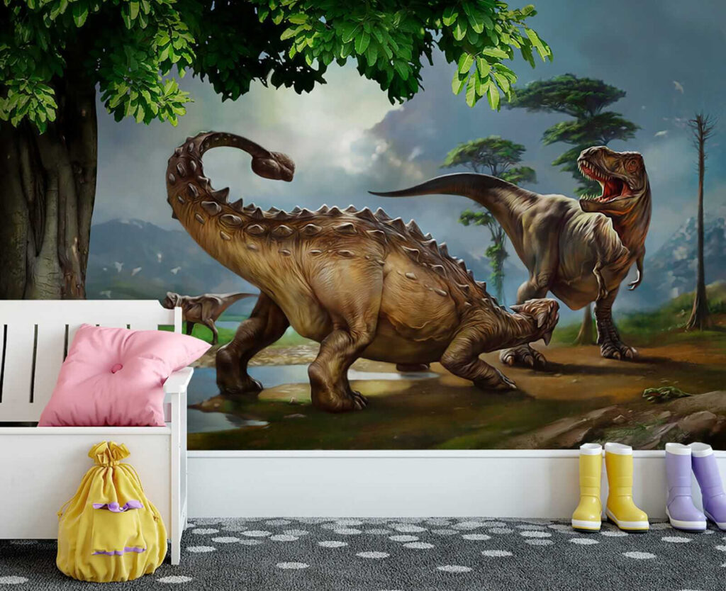 Dinossauros junto ao rio — interior 3