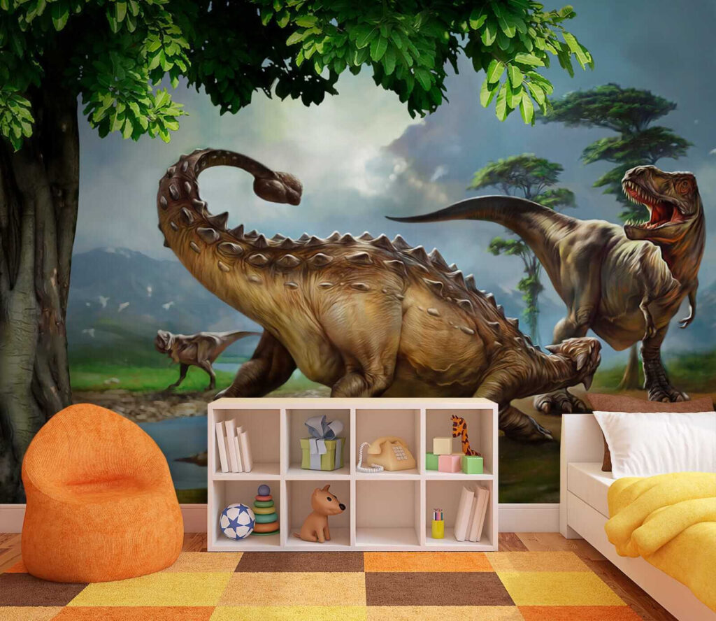 Dinossauros junto ao rio — interior 5