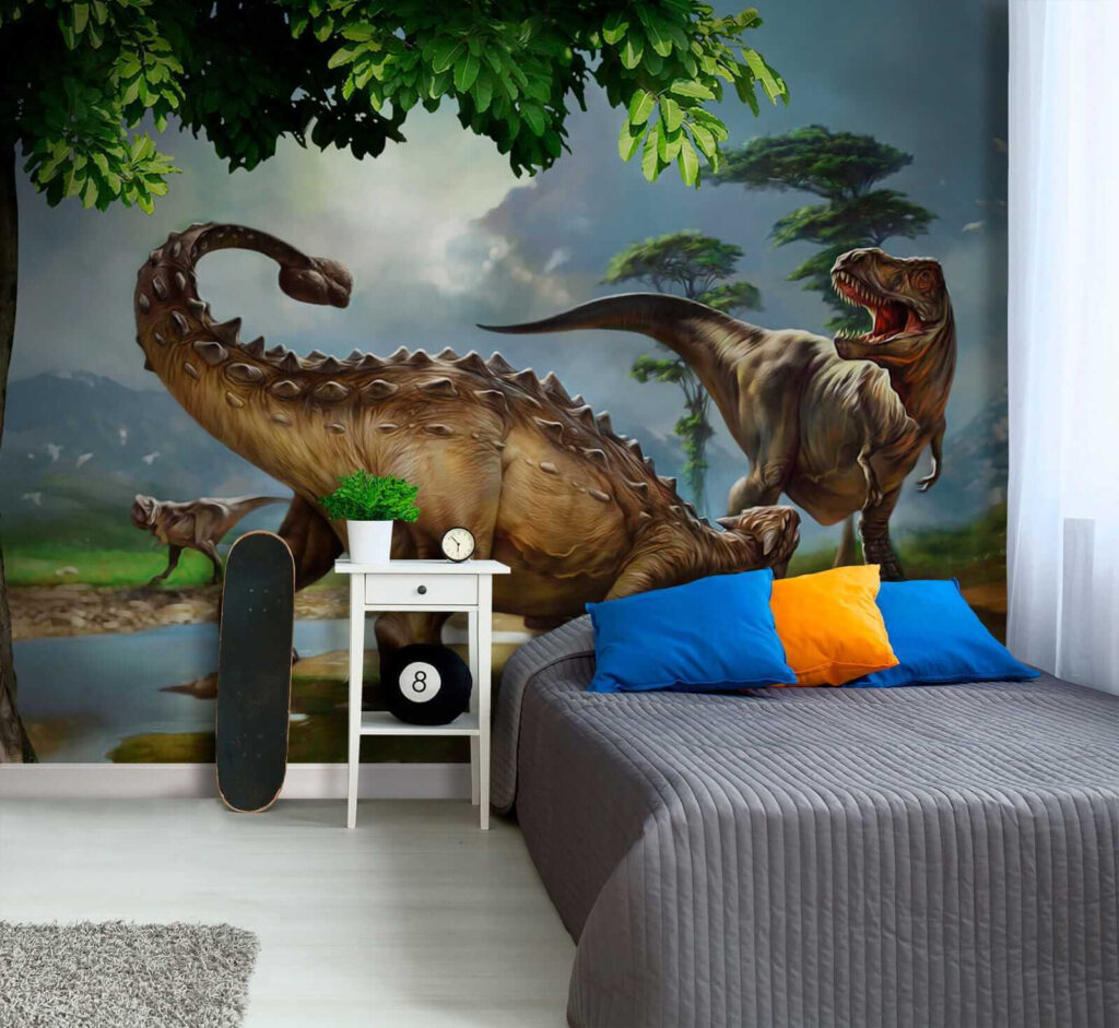 Dinossauros junto ao rio — interior 6