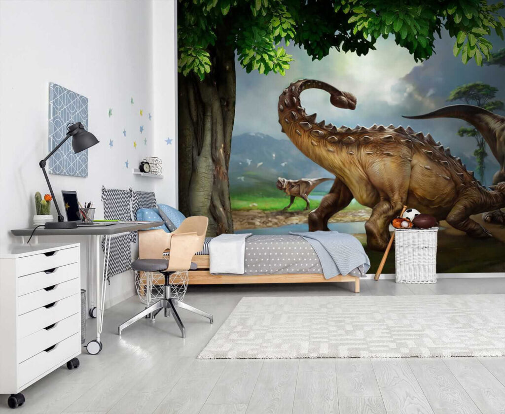 Dinossauros junto ao rio — interior 7