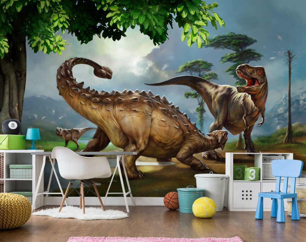 Dinossauros junto ao rio — interior 10