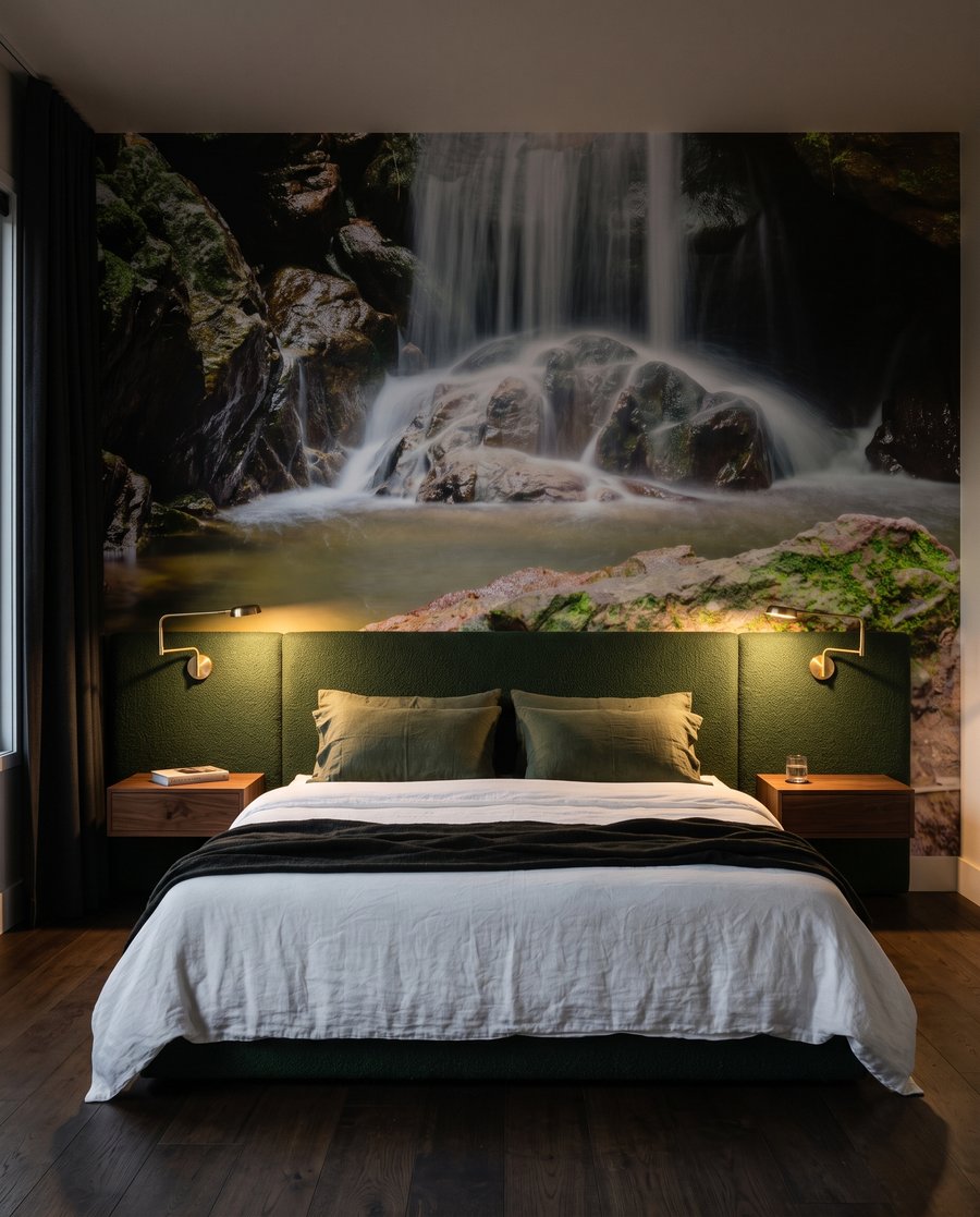 Riacho em sombra verde — interior 2