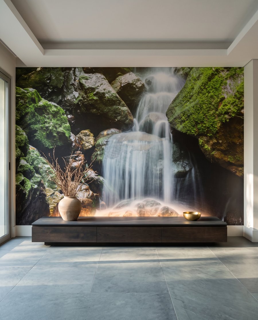 Riacho em sombra verde — interior 4