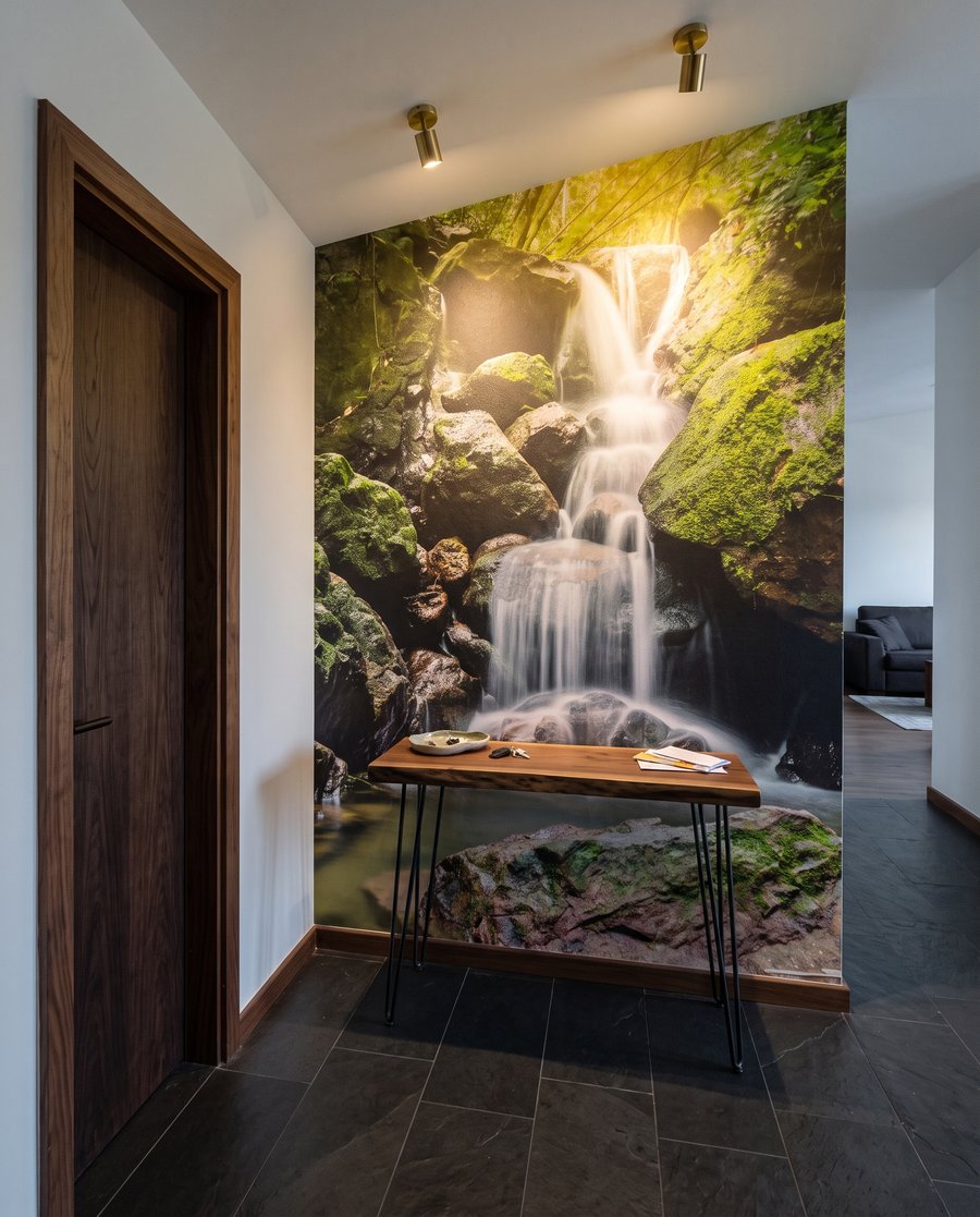 Riacho em sombra verde — interior 5