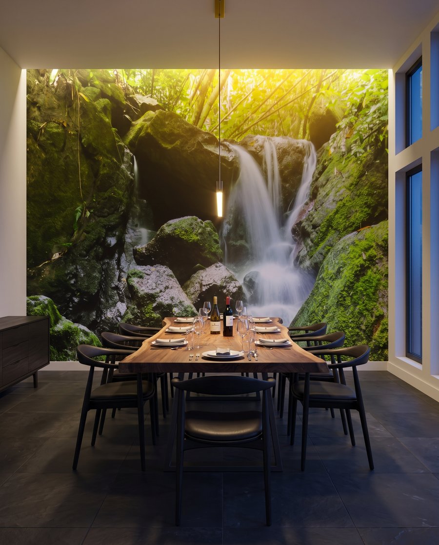 Riacho em sombra verde — interior 6