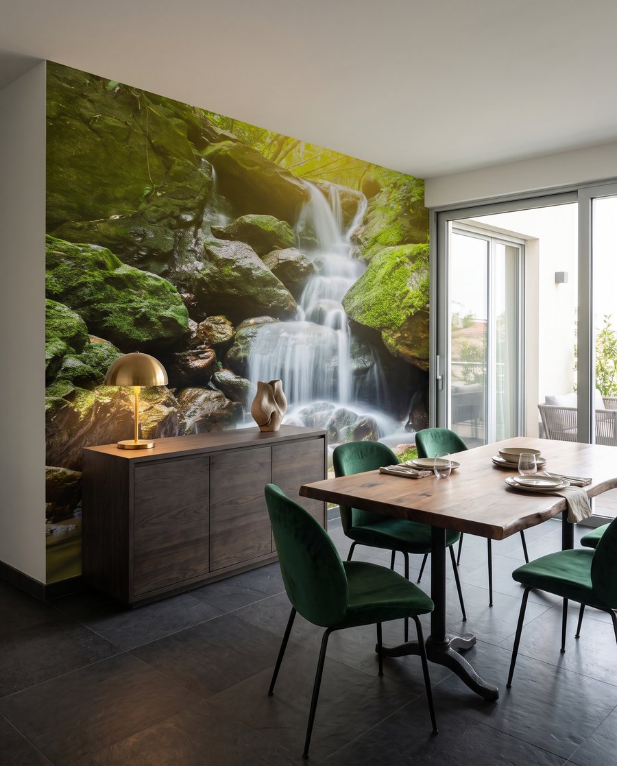 Riacho em sombra verde — interior 7