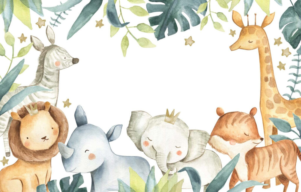 Animais nas margens — design completo