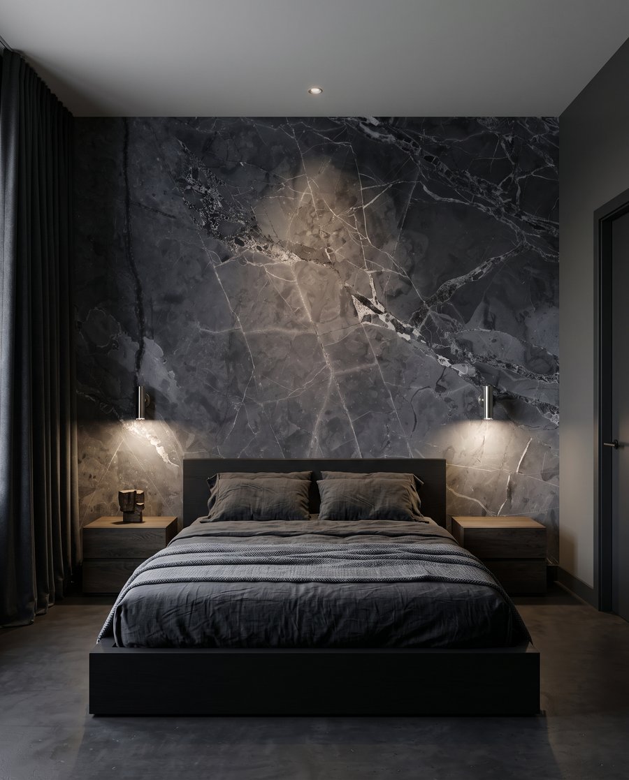 Cinzento com veios profundos — interior 2