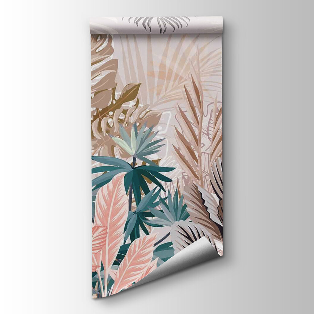 Folhas tropicais em pastel — vista do produto