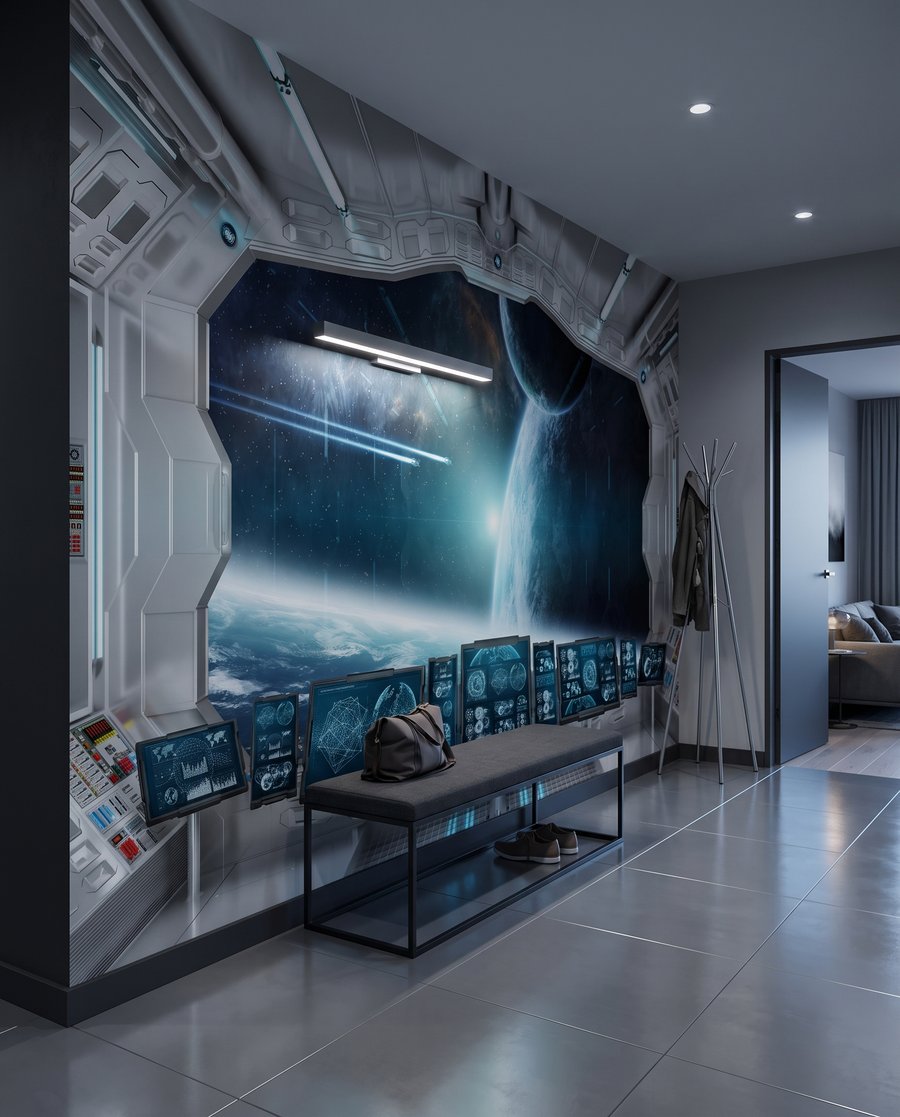 Vista da nave espacial — interior 5