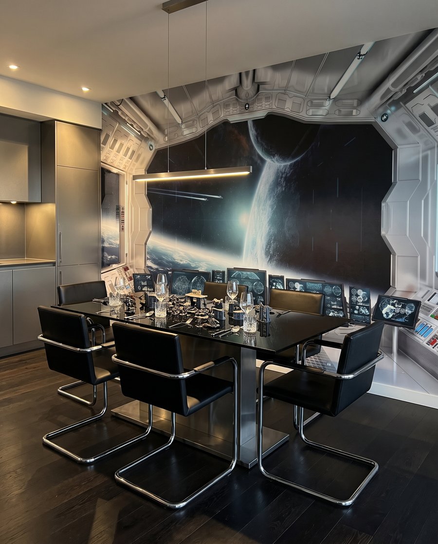 Vista da nave espacial — interior 6