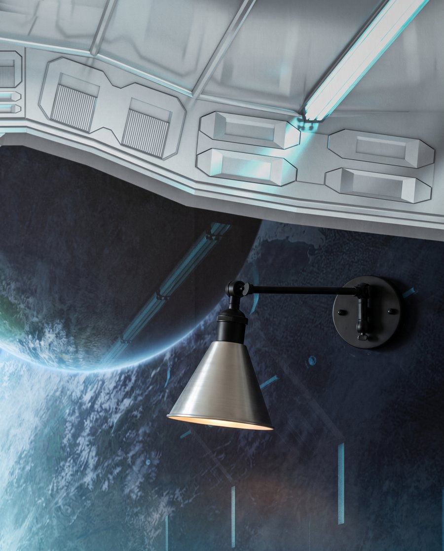 Vista da nave espacial — detalhe
