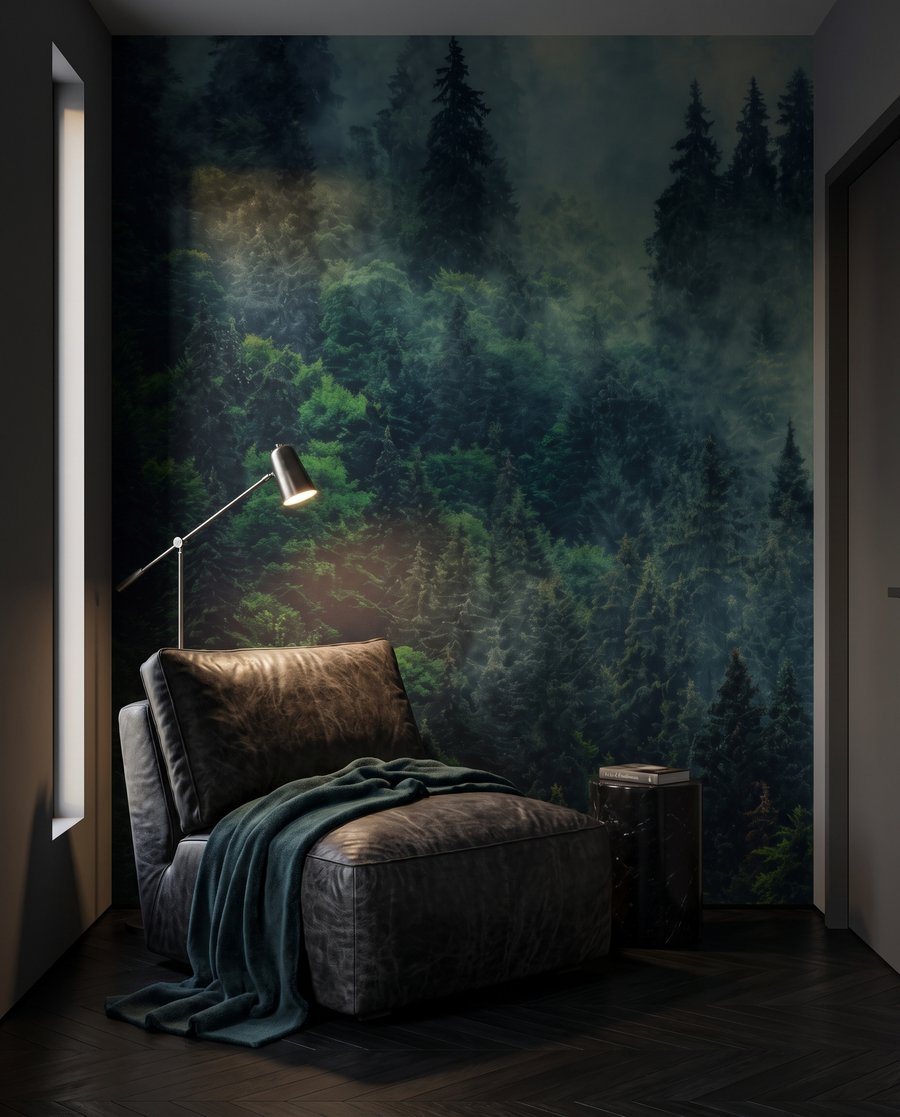Copas verdes na névoa — interior 7