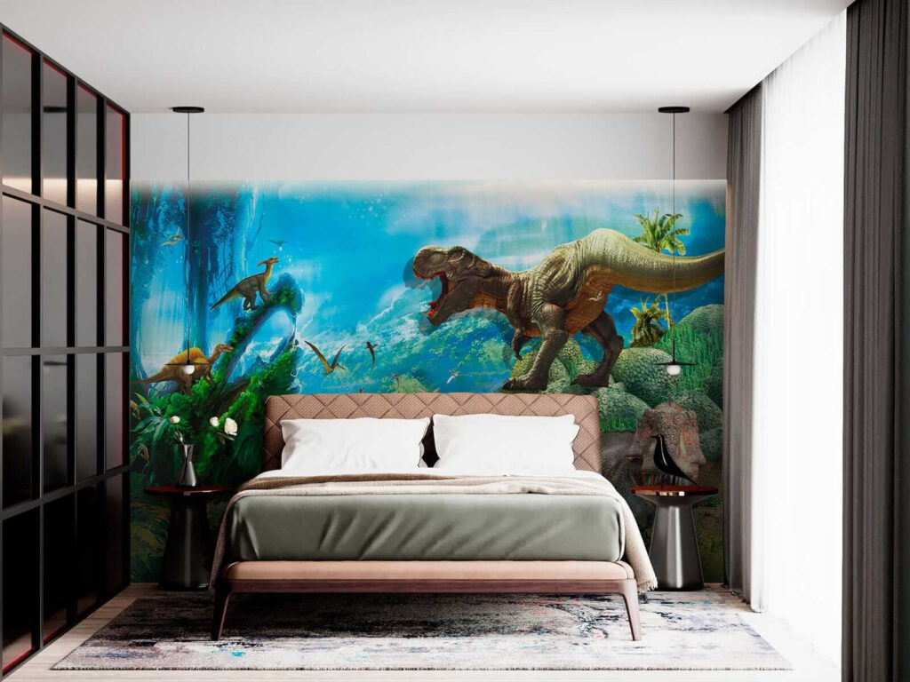 Dinossauros na selva azul — interior 3