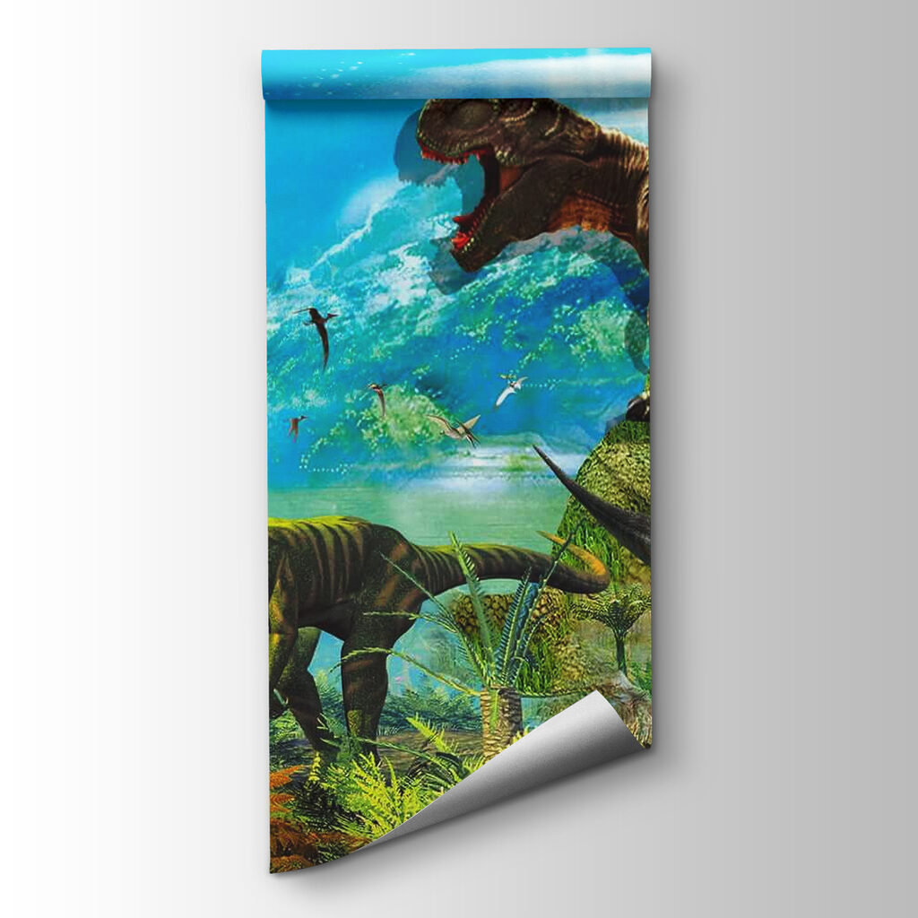 Dinossauros na selva azul — vista do produto