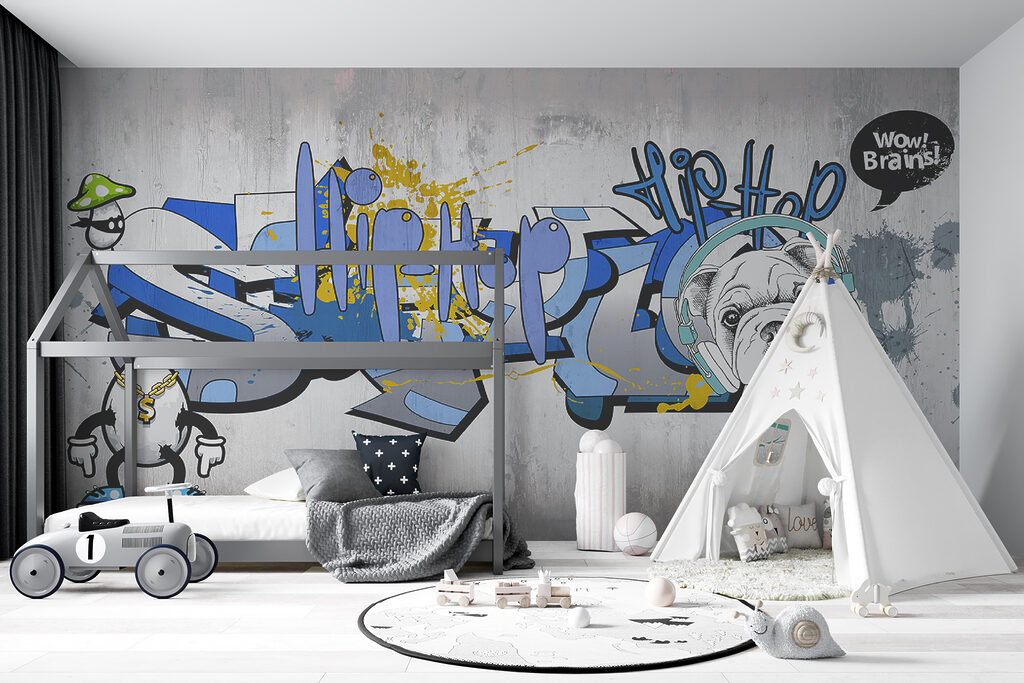 Letras urbanas com figuras — interior 3