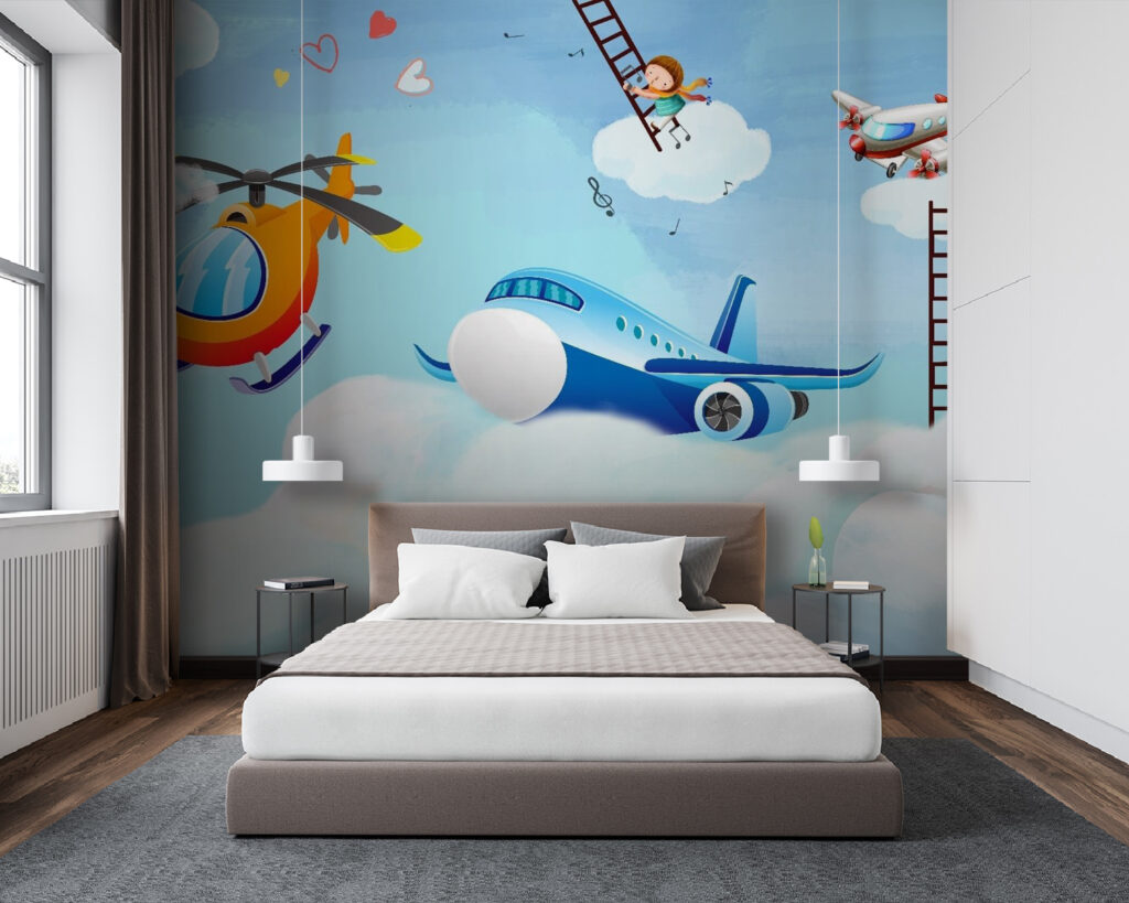 Aviões com escadas — interior 2