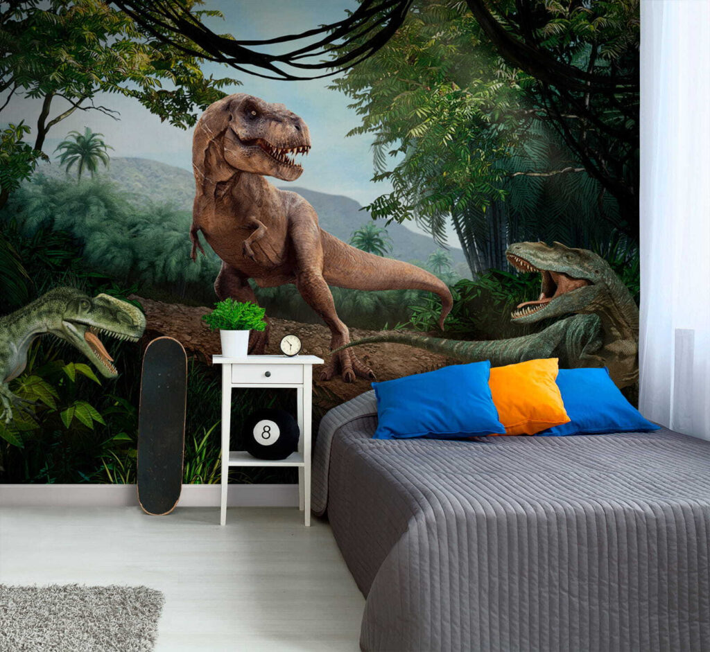 Dinossauros na floresta — interior 1