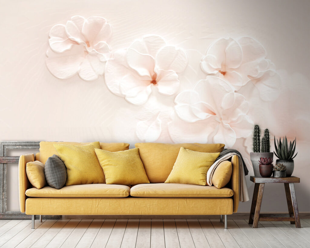 Flores cor-de-rosa claras — interior 3