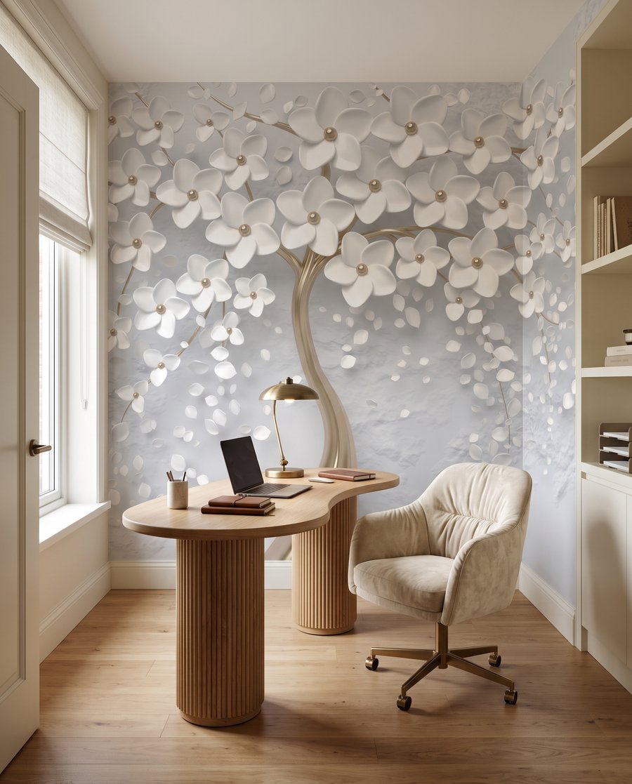 Flores brancas, tronco dourado — interior 7