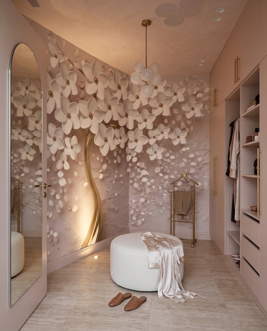 Flores brancas, tronco dourado — interior 3