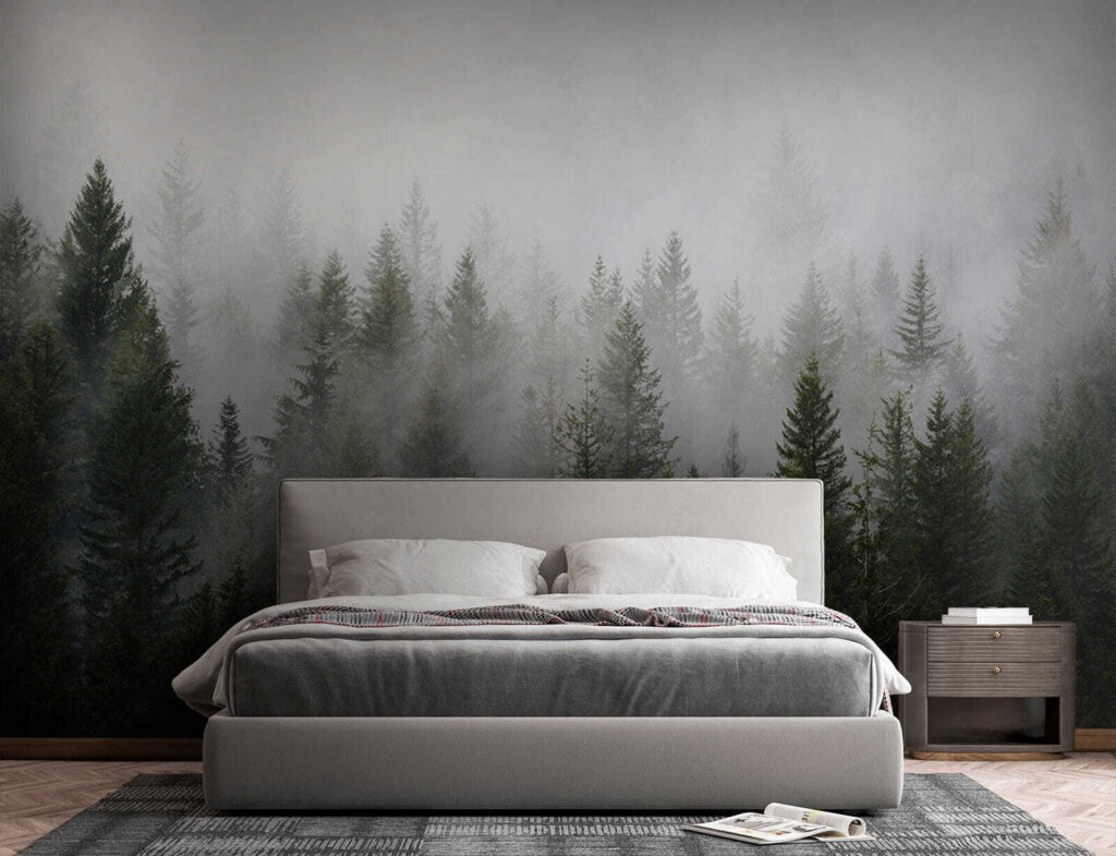 Pinheiros de alturas diferentes — interior 2